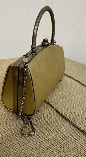 Borsa a tracolla/pochette Shasha in tessuto oro - Foto 4 di 8
