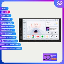 7" Android 12 Radio Double 2Din Car Stereo Player Apple CarPlay Unit 4 32GB USB