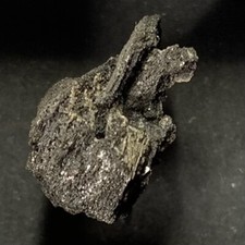 Acanthite After Argentite Crystal & Solve Wire Rio Del Norte Guanajuato MEXICO