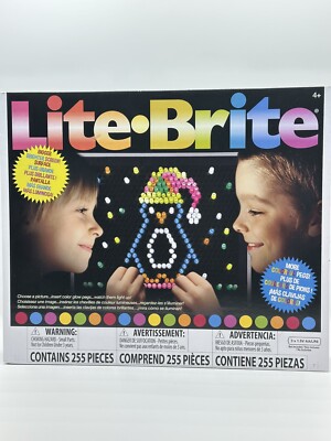 Lite-Brite Classic Retro and Vintage Toy Gift for Girls and Boys 255 Pieces NEW