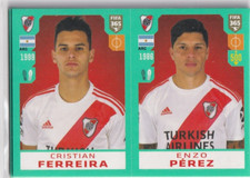 Panini Fifa 365 2020 Sticker No. 320 Cristian Ferreira - Enzo Perez