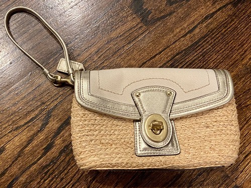 coach raffia bag