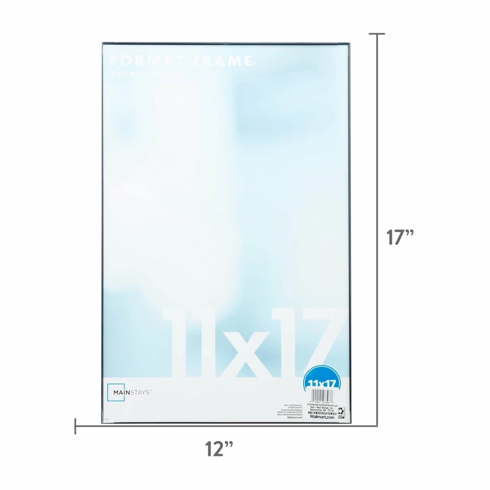 3 шт., 11 x 17 дюймов, форматная рамка для картин, настенный плакат, вертикальный горизонтальный домашний декор - Изображение 3 из 4