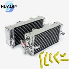 Aluminum Radiator Yellow Silicone Hose For 2002 2003 2004 Honda Crf450r