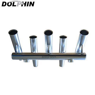 Dolphin Rod Holder |Fishing Console Boat T Top Rocket Launcher Anodized 