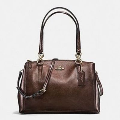 専用商品 NWT Coach 56128 Christie Bronze Metallic Leather Designer Purse | eBay