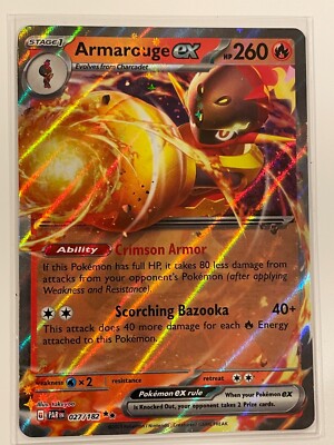 armarouge ex pokemon card price Paradox Rift Singles Armarouge ex 027/182 - Paradox