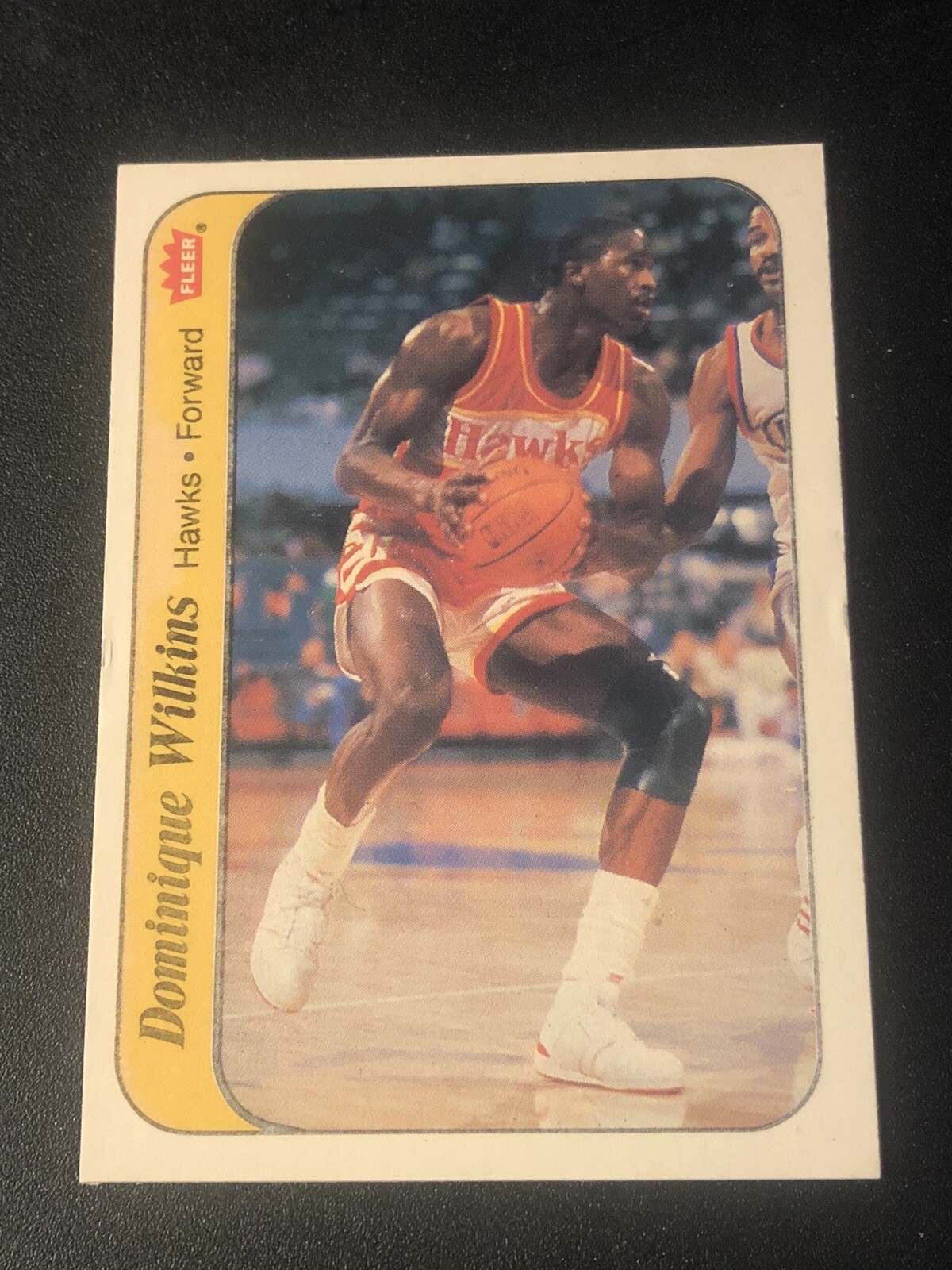 1986-87 Fleer Stickers Dominique Wilkins #11 HOF EX