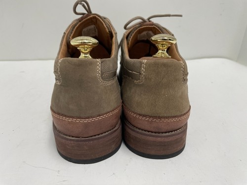 Scarpe da uomo Steve Madden Mychel punta piatta derby nabuck marrone chiaro taglia 12 D GUC - Foto 8 di 14