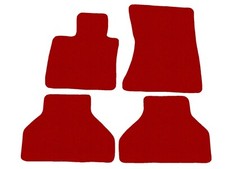 Fußmatten, Automatten für BMW X5 E70 2006-2013, Rot x14 Rand