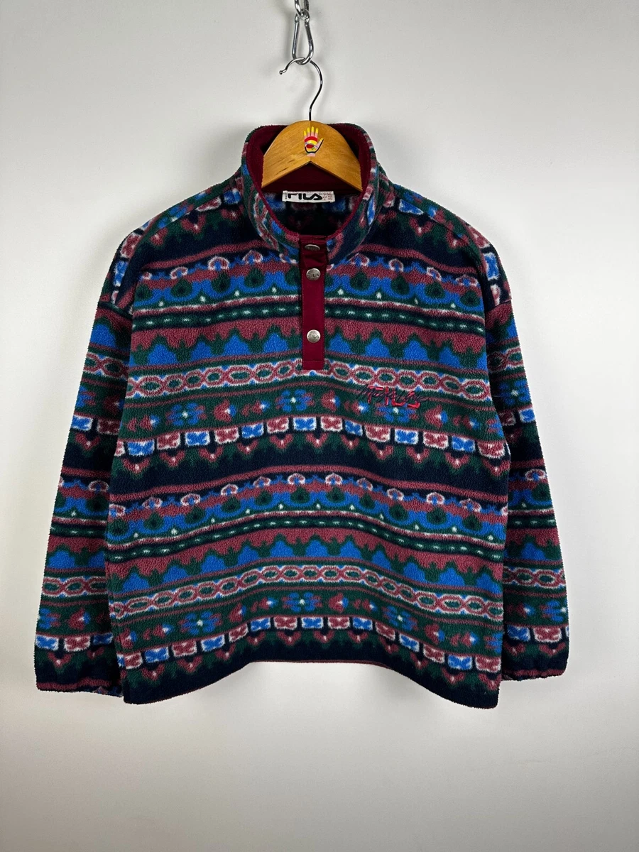 Vintage FILA Magic Line Polartec Fleece Jacket Size L eBay
