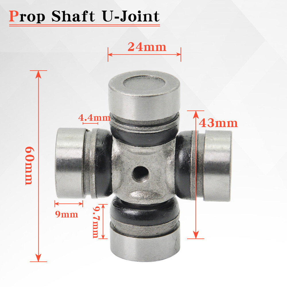 Polaris RZR XP 1000 Front And Rear Drive Line Prop Shaft U-Joint Kit 2015-2018 E - Foto 4