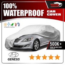Fits Hyundai Genesis Sedan 2009-2014 Car Cover- 100 Waterproof 100 Breathable Fits Hyundai Genesis Sedan 2009-2014 Car Cover- 100 Waterproof 100 Breathable