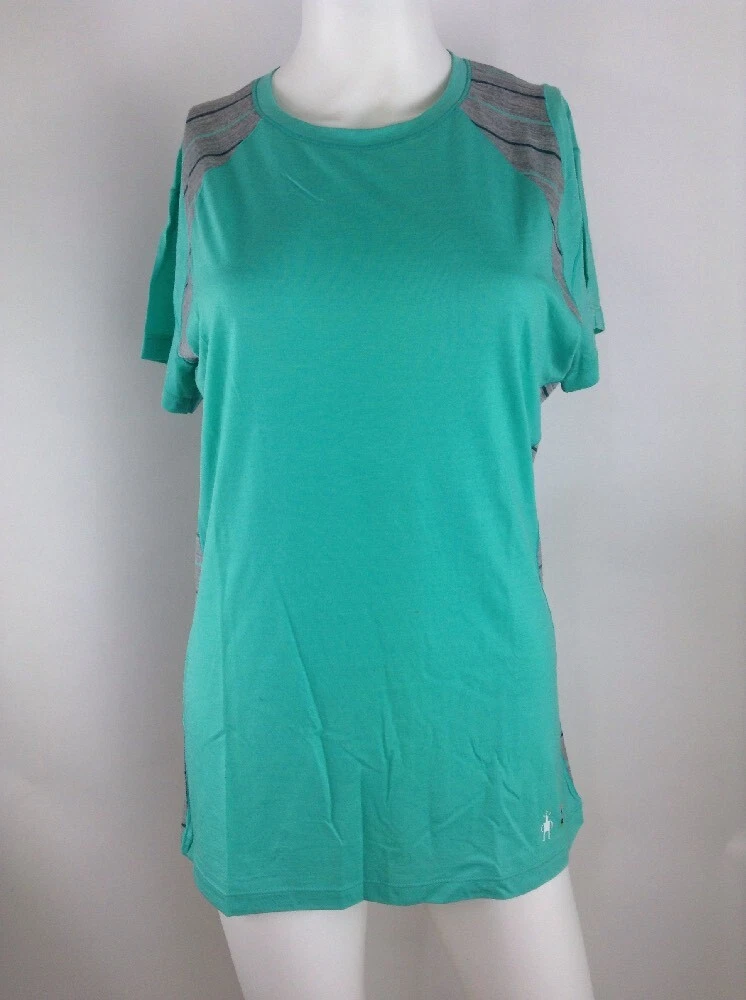 Smartwool Women Merino 150 Baselayer Short Sleeve Top Oasis Medium 00418-D13