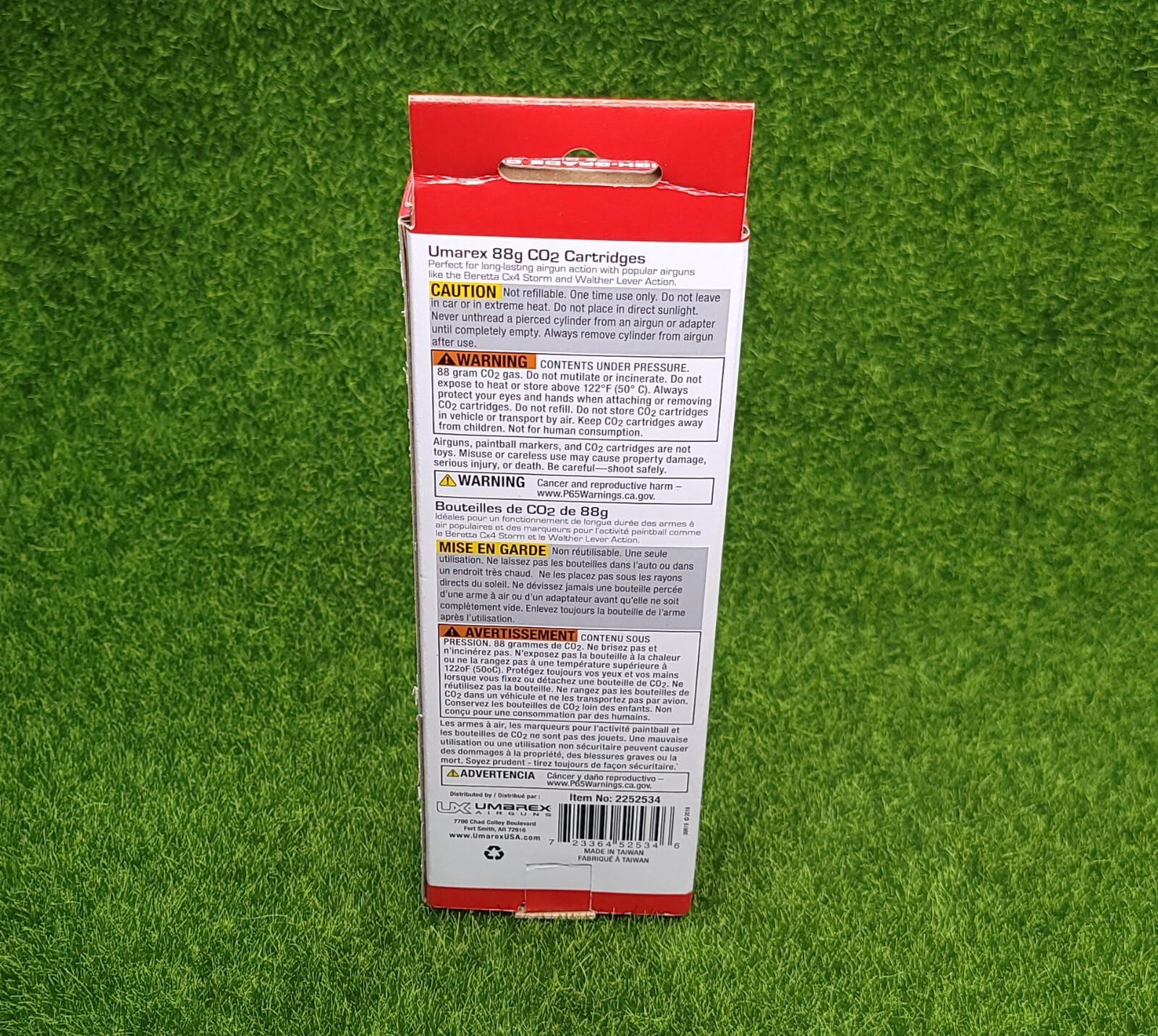 LOT (6) Umarex 88g CO2 Cartridges Prefilled Air Gun/Rifle Replacement Cylinders