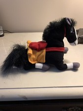 Disney Store Mulan Khan the Horse Doll Plush Bean Beanie Bag 7"