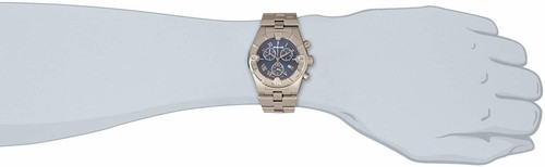 Roberto Cavalli R7253616035 Silver Tone Blue Chronograph Dial Mens Swiss Watch - Picture 3 of 3