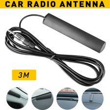 Car Black AM/FM Radio Antenna Glass Internal Mount WindScreen Amplified Aerial