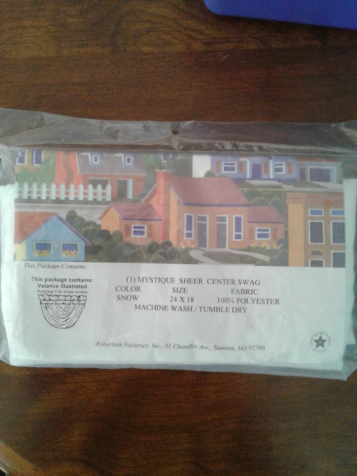 Georgetown Mystique Center Swag Sheer Valance  - Изображение 3 из 4