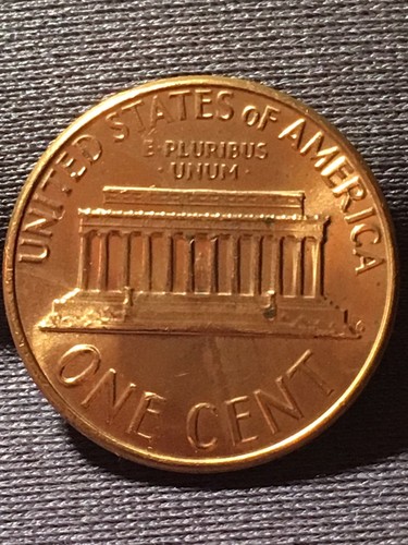 1977-D 1C Lincoln Memorial Cent Brilliant Uncirculated (BU) - Picture 2 of 2