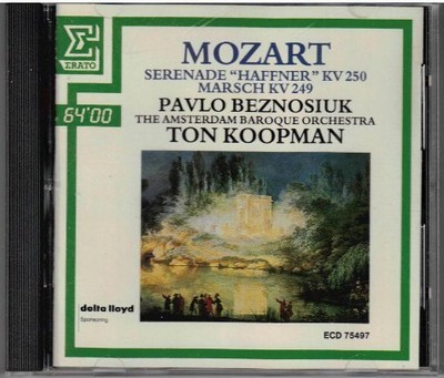 Mozart [Composer]; Ton Koopman [Co, Mozart:Haffner Serenade,March., Audio CD