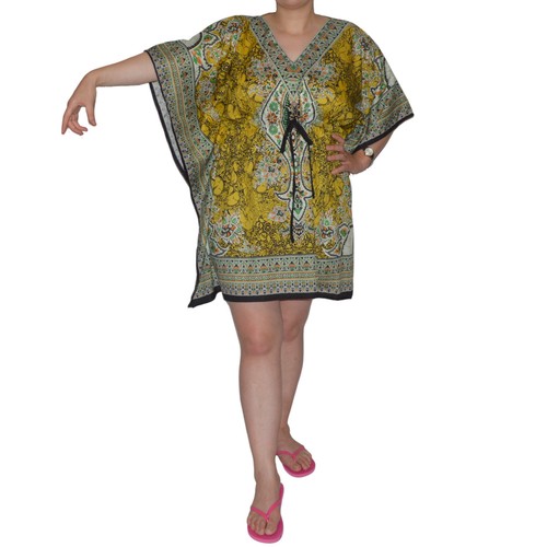 Sommerkleid Strandkleid Damenkleider Freizeitkleid Boho Strandkaftan Urlaub - Bild 30 von 51