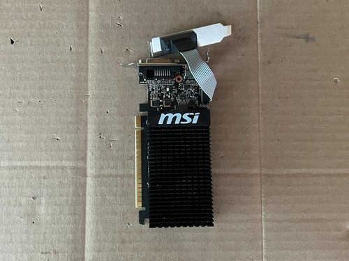 MSI GT710 1GB GPU GT 710 1GD3H LP PCI EXPRESS 2.0 GRAPHICS VIDEO CARD L9-4(2)
