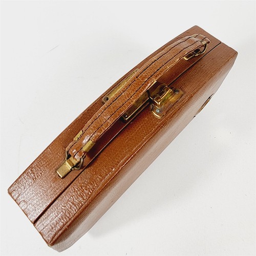 Bolso de mano de colección con estuche rígido marrón claro - Imagen 2 de 10
