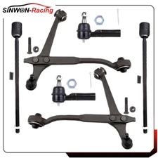 6pcs Front Control Arms Tie Rod Ends For Ford Windstar 1999-2000 2001 2002 2003