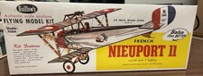 GUILLOWS French Nieuport II WW1 Fighter Balsa Wood Airplane Model Kit 203