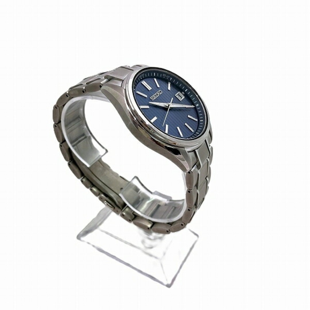 Seiko Selection Radio Solar Watch Men's Navy Titanium Pre-owned From Japan image 3