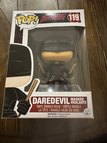 🔥Funko Pop!: Marvel - DAREDEVIL MASKED VIGILANTE #119 VAULTED PROTECTOR🔥
