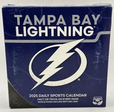 2025 NHL Tampa Bay Lightning Daily Sports Calendar (Turner Licensing) Desk Size