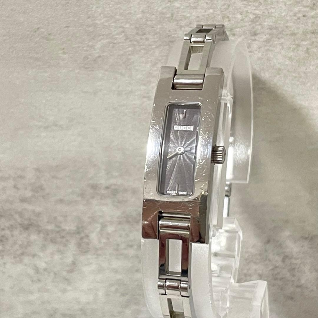 GUCCI Gucci Rectangular Gray Dial Bracelet Watch … - image 1