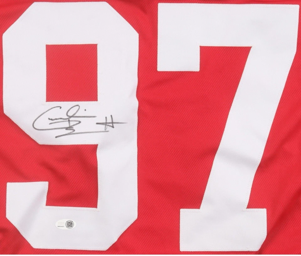 CAMISETA PERSONALIZADA FIRMADA POR CORNELIUS BENNETT ALABAMA JSA Foto 2 de 3