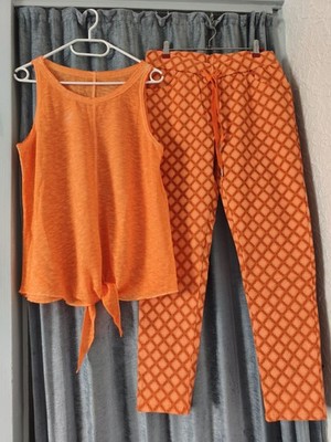 Tredy Set Stretchhose +Tunika orange Gr 2