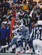 HAROLD CARMICHAEL PHILADELPHIA EAGLES HOF 20 JSA AUTHENTIC ACTION SIGNED 8x10