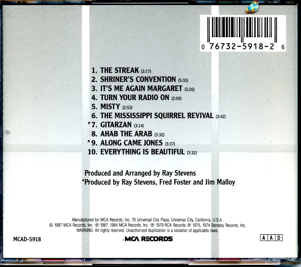 Ray Stevens - Greatest Hits - Image 2 of 3