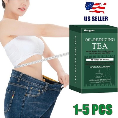 Oil-Reducing Tea-10 Herbal with Excellent Formula, Oil Cleansing Tea for Liver