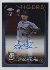 2024 Topps Chrome Rookie Auto Sawyer Gipson-Long #RA-SG Auto 0ba8