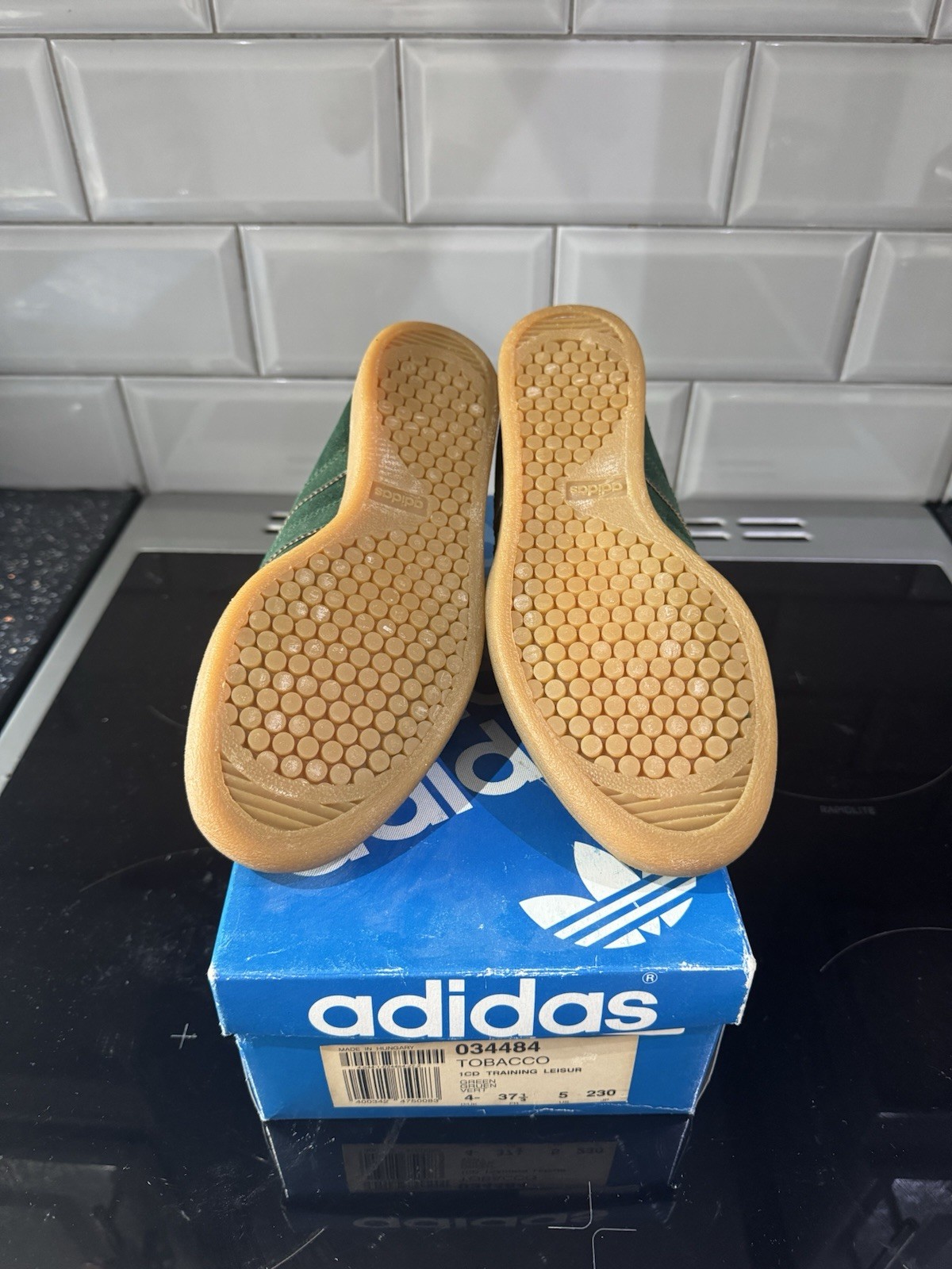 Adidas Tobacco Made In Hungary  rare 1980s Size 4.5 UK (never Worn) BNIB image 5