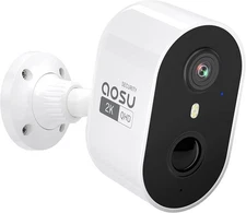 AOSU 2K Security Cameras Wireless Outdoor, Battery Powered for Home Security ...
