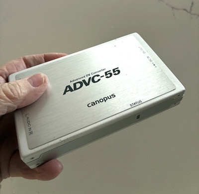 Canopus ADVC-55 Advanced DV Converter Video Capture VHS Hi8 S-Video FireWire