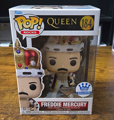 Funko Pop! Rocks: Queen - Freddie Mercury #184 Diamond Funko.com Exclusive