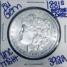 1881 S BU UNCIRCULATED MORGAN SILVER DOLLAR AUTHENTIC U.S.MINT FREESHIPPING 3922