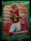 2025 Panini Prizm Jayden Daniels #278 Green Wave - Commanders