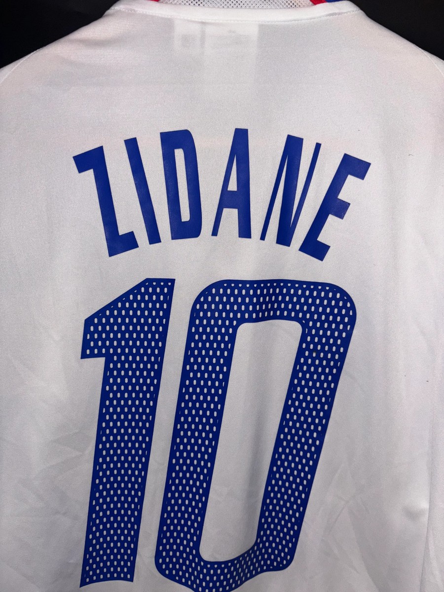Maillot France Domicile 2004-2005 N°10 ZIDANE - Adidas - Taille S - État Moyen