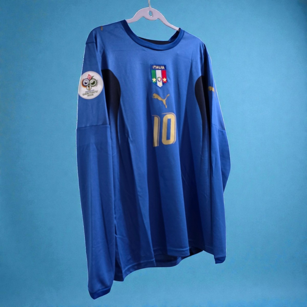 ITALY HOME World Cup 2006 - Football Soccer - TOTTI # 10 - 2XL