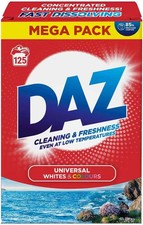 Daz Washing Powder 125 Washes – Family Pack Laundry Detergent for Brilliant Whit