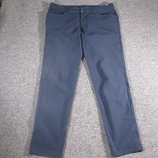 Lululemon Pants Mens 36x30 Blue Chino Casual Straight 5 Pocket Stretch Tech